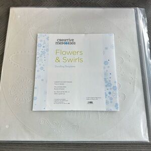 Creative Memories Flowers & Swirls Doodling Templates